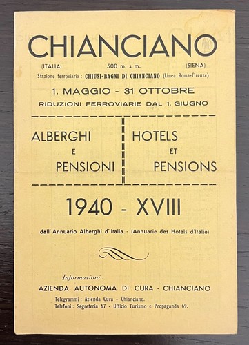 Raro depliant pieghevole - depliant,