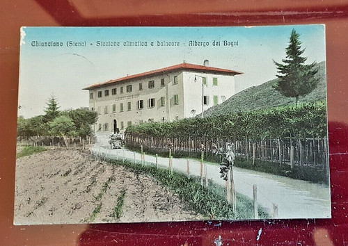 Cartolina chianciano siena - cartolina,