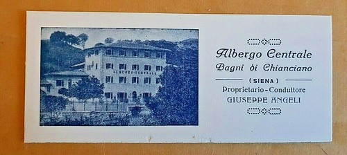 Biglietto albergo centrale - biglietto,